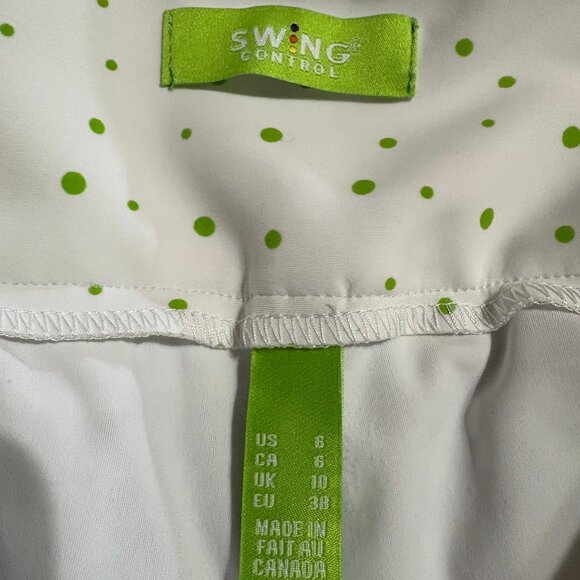 SWING CONTROL Golf Skort Skirt Size 6 Tennis Pickleball Golfball Print ~EUC - Picture 8 of 13
